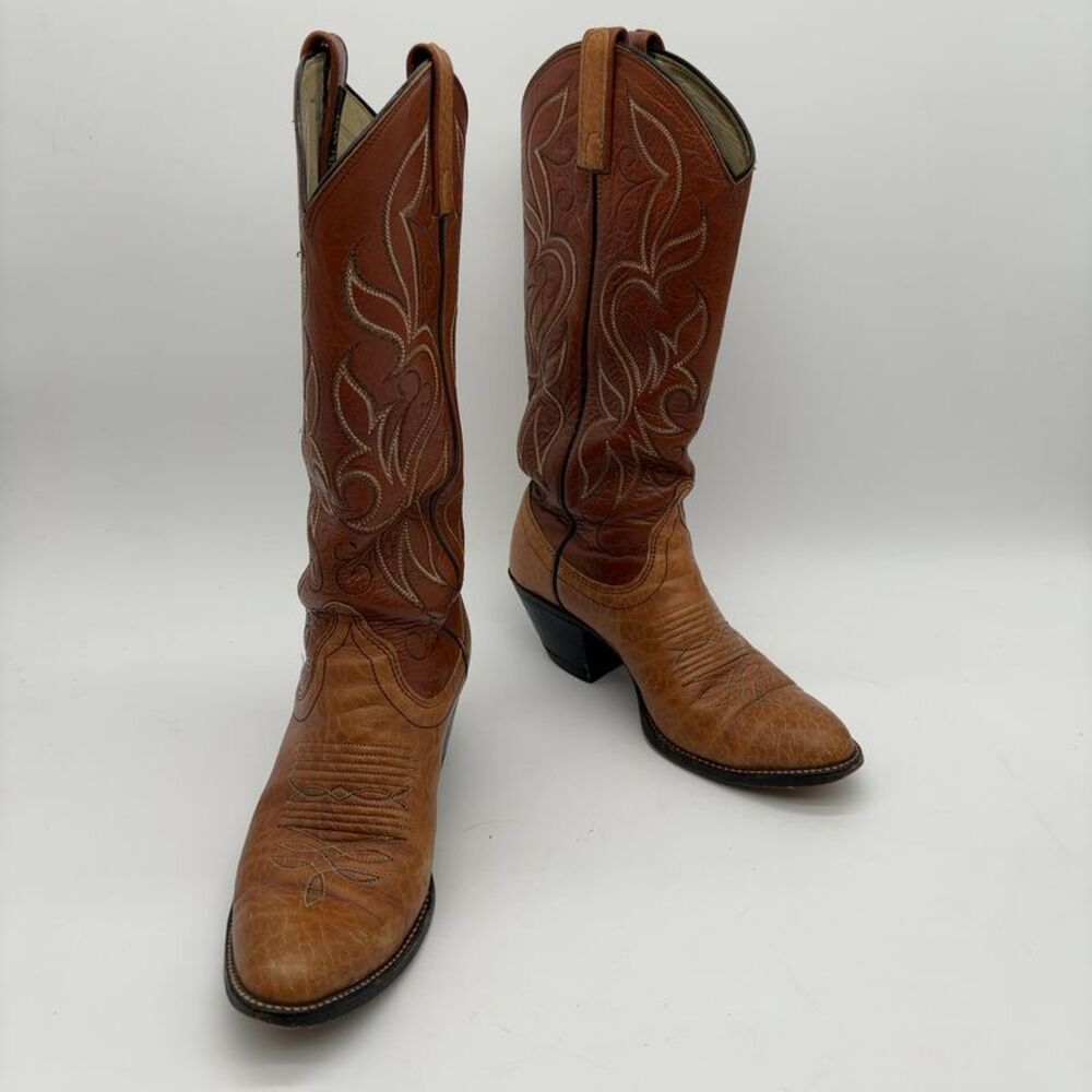 Dan Post Ban rhino leather cowgirl boots